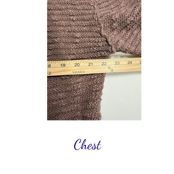 Free People Textured Knit Slouchy Sweater Size Small - Picture 6 of 8